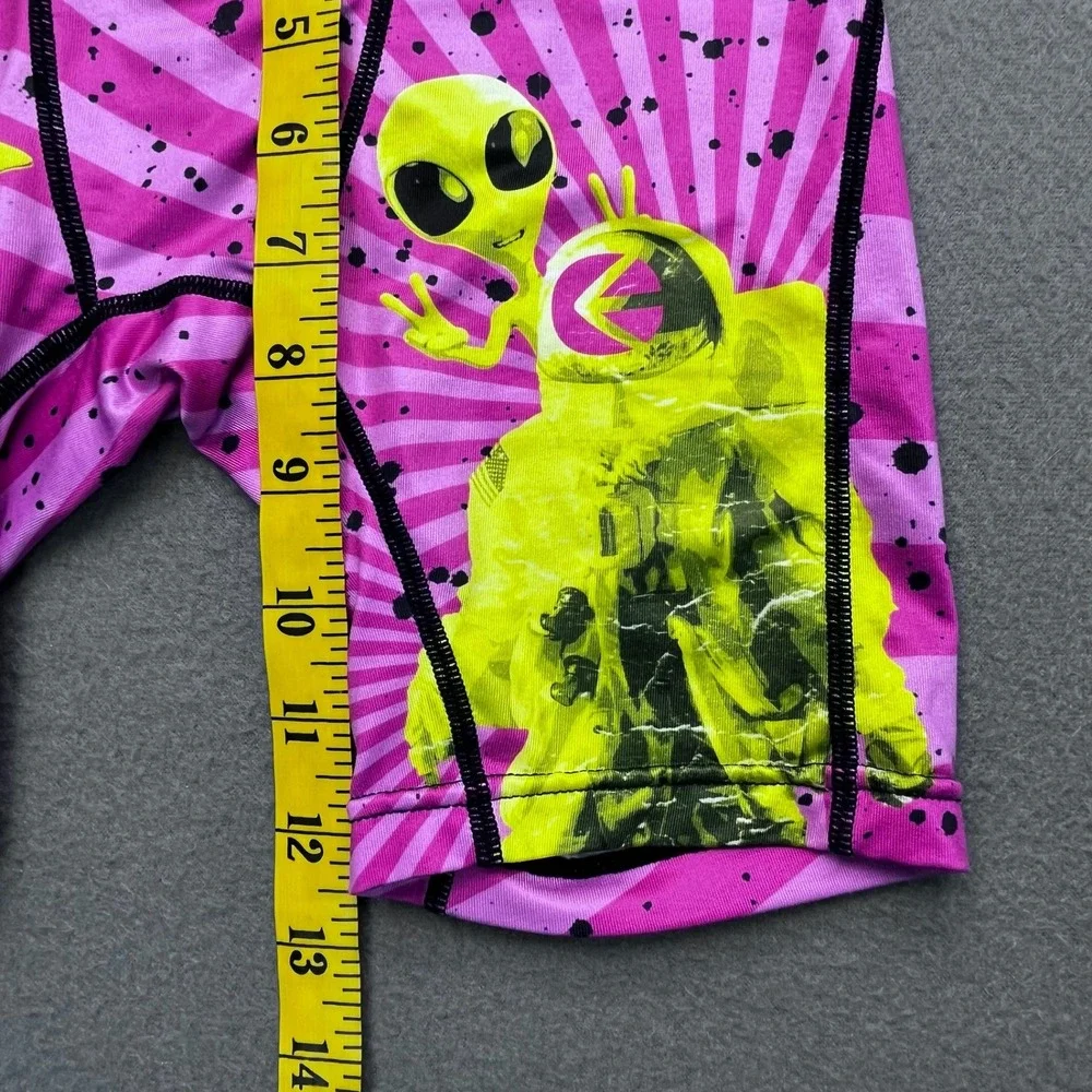 Ethika Alien UFO‎ Cow Boxer Briefs Mens Small Pink Neon Yellow Staple Underwear